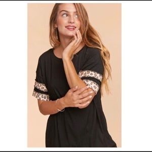 Leopard Print Game Day Top